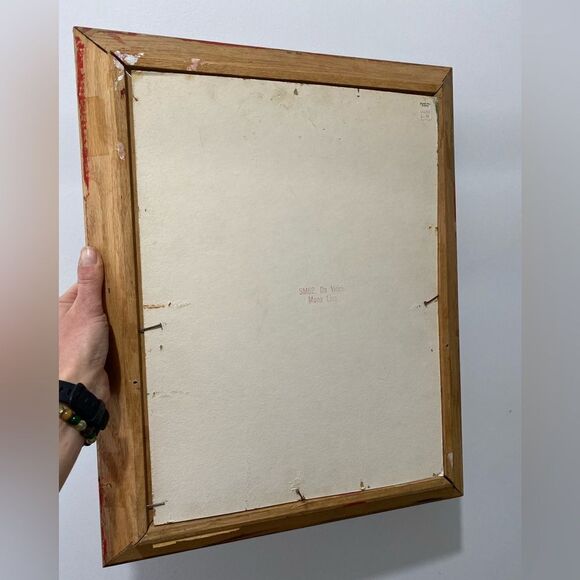 Antique Mona Lisa print Leonardo davinci - Picture 5 of 11